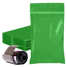 Small Zippered Storage Bags (2x3 inch, 2 Mil Thickness, Green)